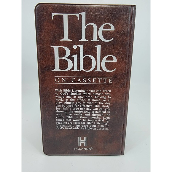 The Bible On 12 Cassette New Revised Standard Version New Testament 12 Tapes - Picture 2 of 5